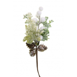 Pick ág tobozzal 23cm zöld