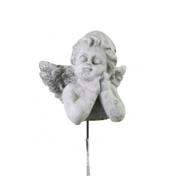 Pick angyal kő 7.8x4.5x17cm szürke