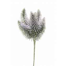 Pick fenyő 23cm havas zöld