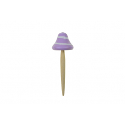 Pick gomba fa csúcsos 10*3*3cm lila