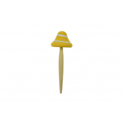 Pick gomba fa csúcsos 10*3*3cm sárga
