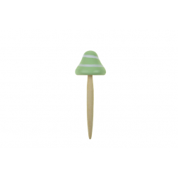 Pick gomba fa csúcsos 10*3*3cm zöld