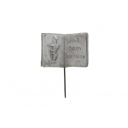 Pick könyv kő 7x2x5cm szürke
