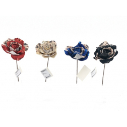 Pick rózsa mintás 17CM kék