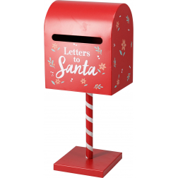 Postaláda fém 16*13*38cm piros