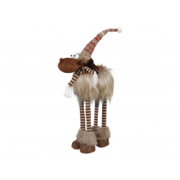 Figura rénszarvas H58cm barna