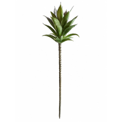 Selyemvirág aloe 46cm zöld/lila