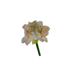 Selyemvirág amarilis 59cm fehér