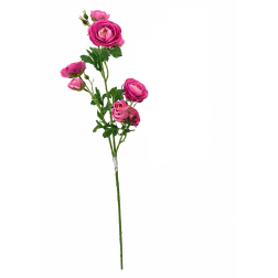 Selyemvirág boglárka 30,5cm rózsaszín