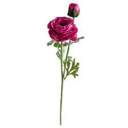 Selyemvirág boglárka 63cm pink