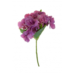 Selyemvirág hortenzia csokor 35cm pink