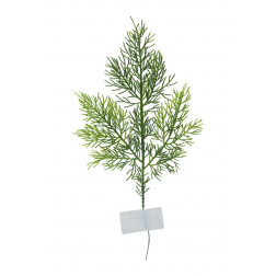 Selyemvirág fenyőág 28cm zöld