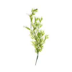 Selyemvirág girland cseresznye 76cm fehér