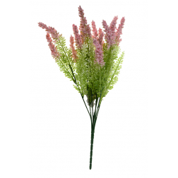 Selyemvirág hanga csokor 35cm rózsaszín