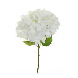Selyemvirág hortenzia 52cm fehér
