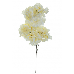 Selyemvirág hortenzia csokor 83cm krém