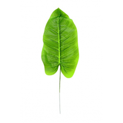 Selyemvirág ficus levél 34*12 H47cm s/10 zöld