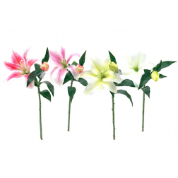 Selyemvirág liliom 68cm pink