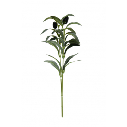 Selyemvirág oliva ág 25cm zöld