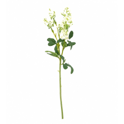 Selyemvirág orgonaág 46cm fehér