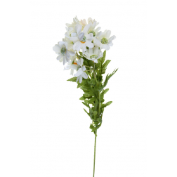 Selyemvirág krizantém 53cm fehér