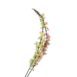 Selyemvirág tavaszi ág 92cm pink/fehér