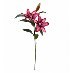 Selyemvirág tigrisliliom 61cm pink