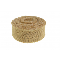 Szalag juta 5cm*10m natúr