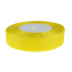 Szalag organza 2cm*50y sárga