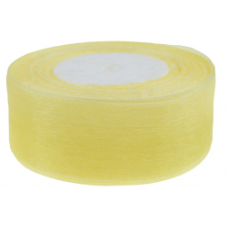 Szalag organza 3,8cm*50y v.sárga
