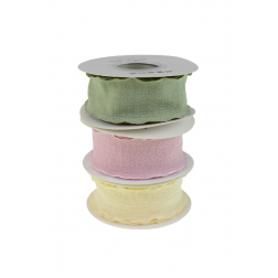 Szalag textil 4cm*10y több szín
