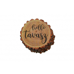 TÁBLA fa KIS FAHASÁB 5,7*5,7cm HELLO TAVASZ LV