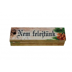 TÁBLA FURATOLT BILÉTA TOBOZOS 2*7,5 cm LV
