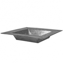 Tál cink 25x25xh5,5 króm