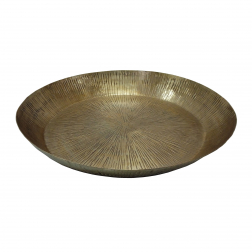 Tál fém 46*6cm arany