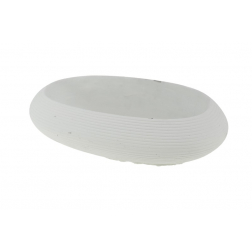 Tál kő 26*16*7,5cm fehér