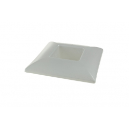 Tál plasztik Cordoba 17/7*17/7*H5,5cm ezüst