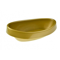 Tál plasztik ovális 22cm arany
