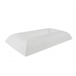 Tál plasztik szögletes mintás 30/20*17/8*H6cm fehér