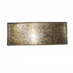 Tálca fém 40*15cm réz