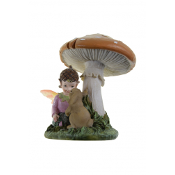 Tündér gömbával poly 15cm 2féle