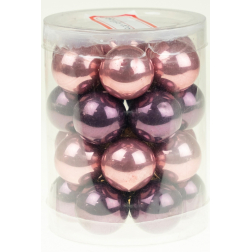 Üveggömb 2,5cm s/24 lila mix