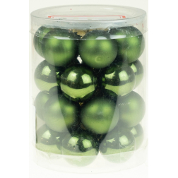 Üveggömb 2,5cm s/24 zöld mix