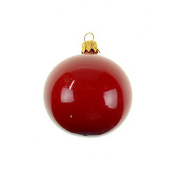 Üveggömb 6cm (db) pearl ferrari piros