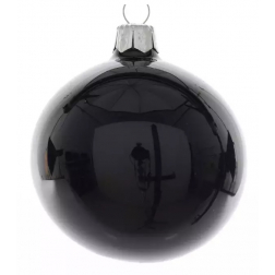 Üveggömb D15 fényes fekete