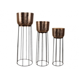 Virágtrartó alumínium D60/70/82cm arany