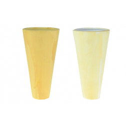 Váza kerámia D10,5*20cm krém/sárga Zmrst