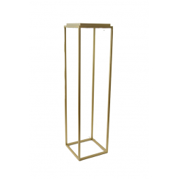 Virágtartó állvány fém 20*H75cm fényes arany
