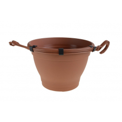 Virágtartó műa. D25 akasztós terracotta