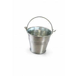 Vödör fém 7*6cm ezüst